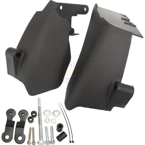 Motorcycle Mid Frame Air Heat Deflector Trim Saddle Heat Shield Covers for Harley Dyna Street Bob Wide Glide UNDEFINED