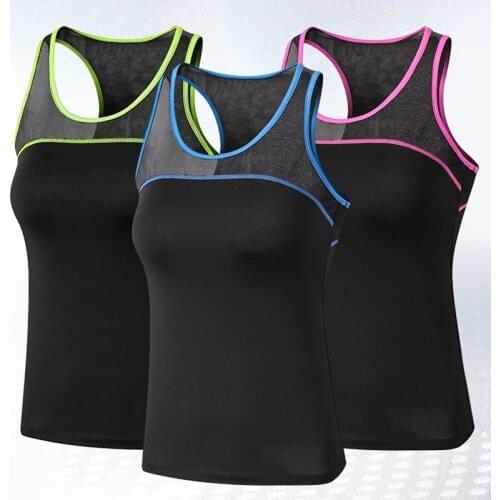 2021 New Women Sportswear Vest Fitness Breathable Yoga Top Workout Tank Top Sexy Sport T Shirt Women Running Shirt XXL Sport Top