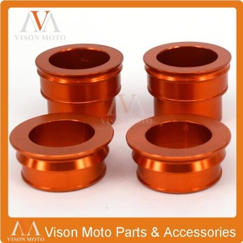 Billet Front and Rear Wheel Hub Spacer For KTM 125 300 350 400 450 SX SXF XCF 2013 -2014 Dirt bike Off Road Enduro Motorcycle