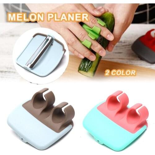 Designed Double Finger Fruit Peeler Blade Slicer Grater Vegetable Parer Cutter Cucumber Potato Tomato Kitchen Creative Tools