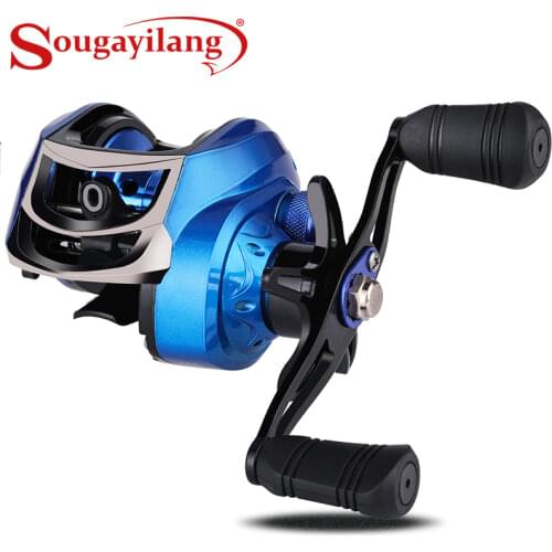 Sougayilang Super Light Baitcasting Fishing Reels Throw Bait 18+1BB 8KG Max Drag High Speed Casting Fishing Reel Fishing Tackles