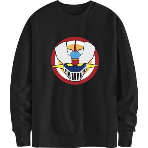 Mazinger Z Long Sleeve Sweatshirts Man Hoody Printing New Arrival Clothing Autumn Winter Tracksuits Breathable Moleton Masculino