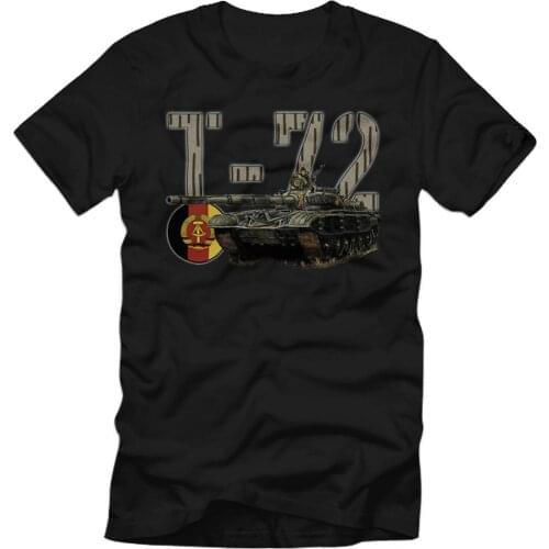 East Germany Peoples Army DDR T-72 Tank T-Shirt. Summer Cotton O-Neck Short Sleeve Mens T Shirt New S-3XL