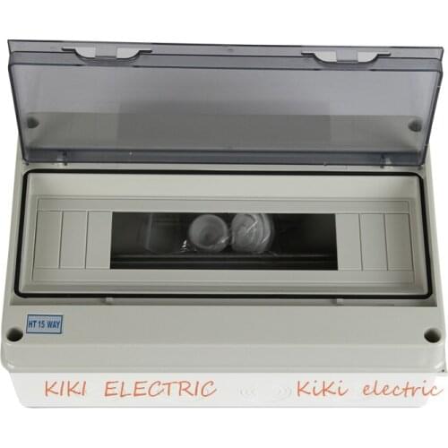 15 ways SHT-15 mini circuit breaker box waterproof and dustproof distribution box PC transparent cover Light Control box