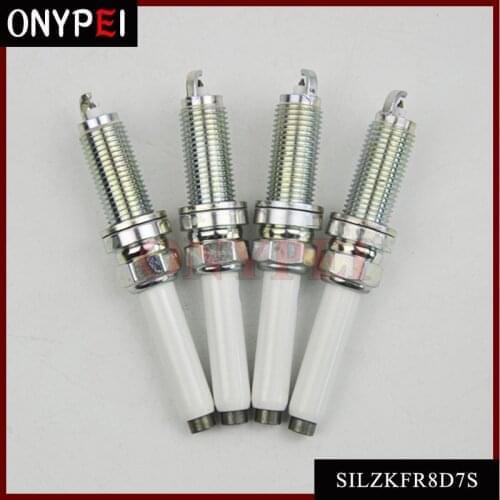4pcs/lot Iridium Spark Plug SILZKFR8D7S A0041597503 For Mercedes-Benz W166 W190 W218