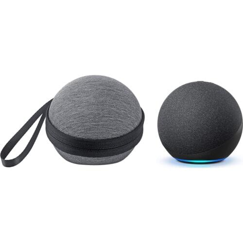 Large Protective Carrying Bag Storage Case For Echo Dot4 Portable Wireless Bluetooth Speaker Travel Case With 360-degree Zipper