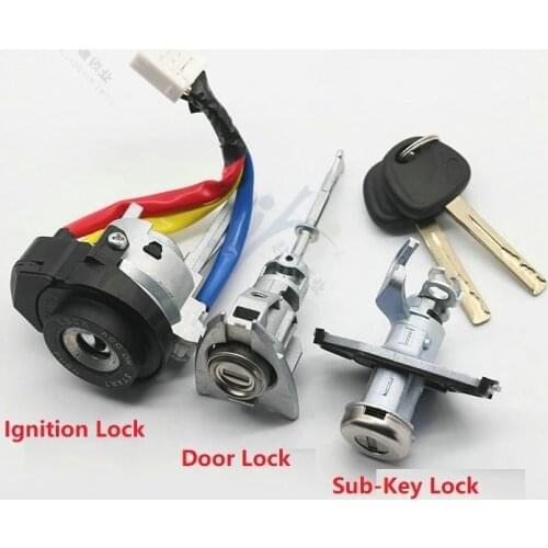 Car Central Control Door Lock For Hyundai Sonata The 8th Generation Ignition Lock Left Front Door Key Full Car Lock Core