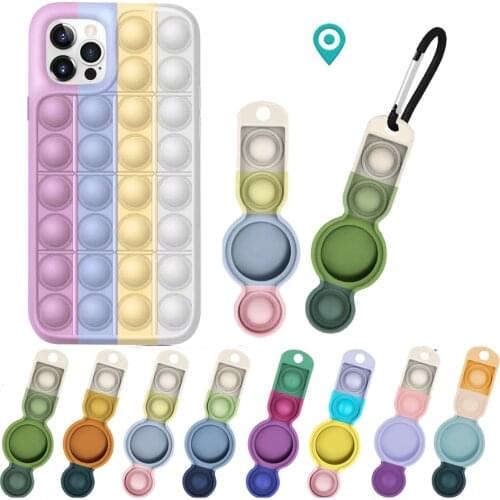 Case for Apple AirTags Tracker Rodent Control Pioneer Silicone Overall Protective Cover for Air-Tag Trackers