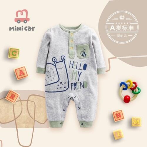 Babys one-piece clothes babys clothes spring and autumn babys clothes for going out and climbing