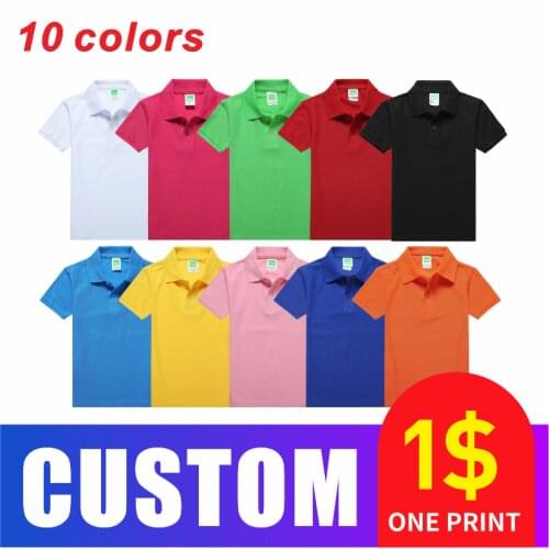 Polo shirt childrens custom shirt individual group custom Polo shirt