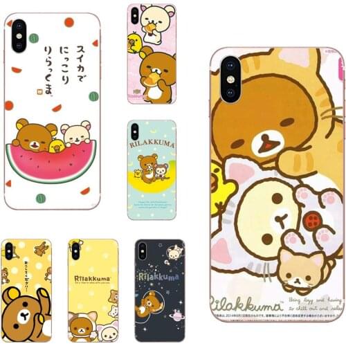 Cute Rilakkuma For Samsung Galaxy Note 10 pro Galaxy Note 10 Plus Galaxy Note 10 Lite M60s Soft TPU New Style Unique