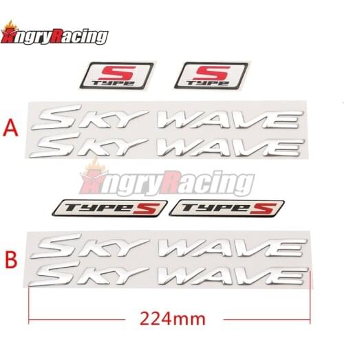 Motorcycle 3D Stickers Emblem Badge Decal For Suzuki Burgman Skywave Sky Wave AN250 AN400 AN650