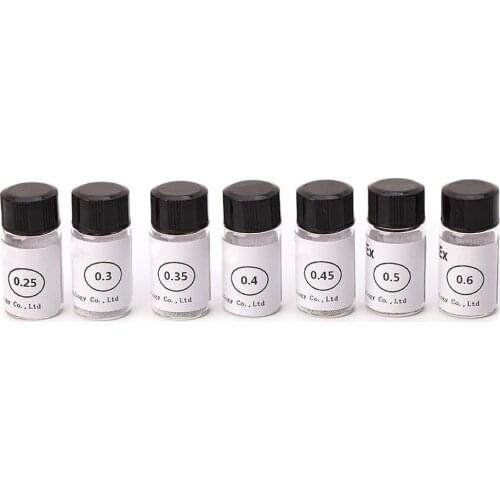 7 Bottles Of 12.5K Soldering Ball Lead Solder Ball Set For BGA Reballing Stencil