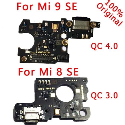Original Phone Spare Parts For Xiaomi Mi 9 SE USB Board Charging Port Flex Cable For Mi 8 SE Charger board Connector