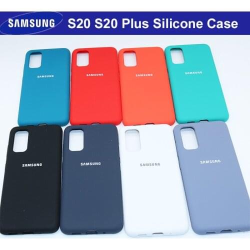 Samsung Galaxy S20 Original Soft Silicone Case Silky Touch Protective Liquid Shell Cover For Galaxy S20 Plus S20 UItra 5G