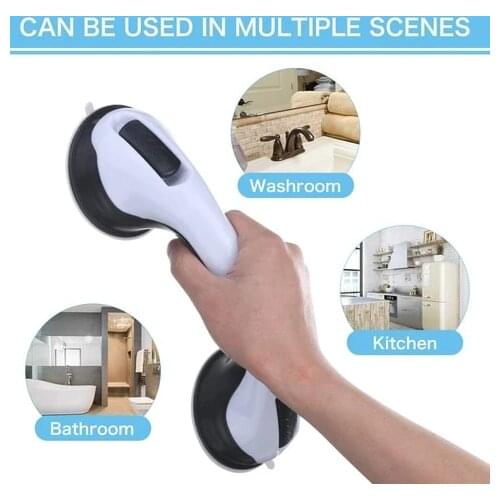 Bathroom Handrail Suction Cup Non-slip Safety Hand Rail Support Balance Bar Assist Bath Handle TN88