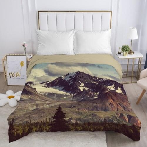 Landscape Duvet cover Quilt/Blanket/Comfortable Case 140x200 240x220 240x260 Queen King Single Bedding for Home dark clouds