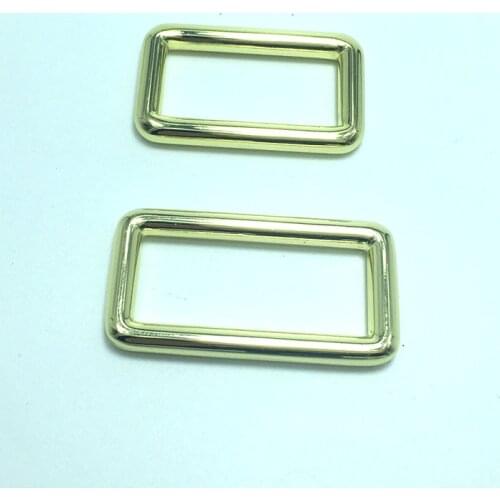 Rectangle ring , 30 x 15 mm , Shine Gold