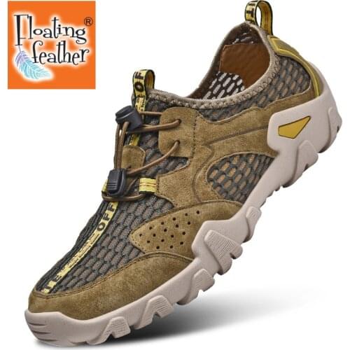 Summer Genuine Leather Mens Sandals 2019 New Male Anti-skid Casual Shoes Breathable Gladiator Confortable Rubber Designer Shoes