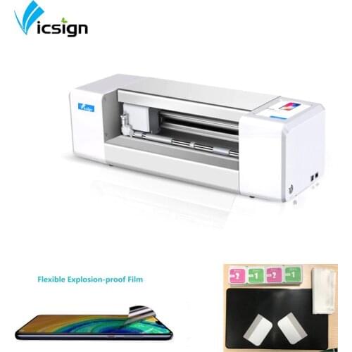 Vicsign A30 WIFI /Bluthtooth connect TPU Soft filmes Cutter Machine with 100pcs Mobile Screen Hydrogel Films & Consumable Codes