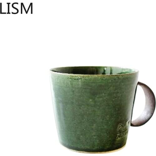 Vintage HandMade Coffee Mug Japanese Water Tea Cup Solid Coffee Cup Ceramic Mug Nordic Ceramic Mugs Unique Design Coffee Mug