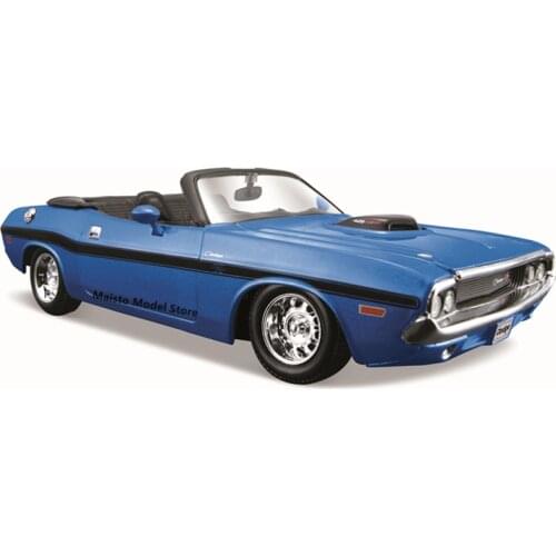 Maisto 1:24 1970 Dodge Challenger R/T Convertible Highly-detailed die-cast precision model car Model collection gift