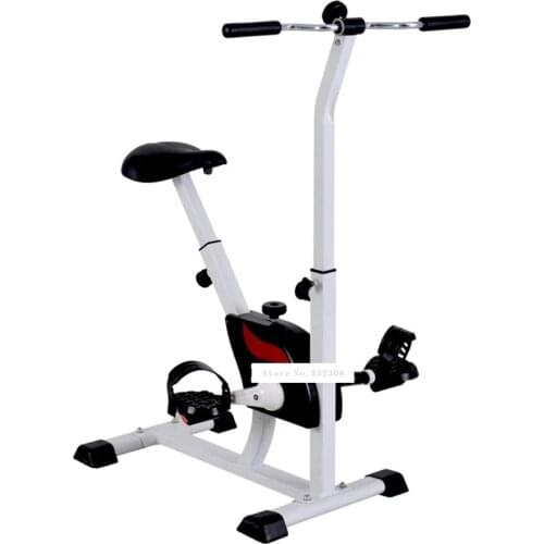 YX-8229 Indoor Mini Fitness Bike Rehabilitation Bicycle Vertical Handrail Cycling Stepper Elderly Leg Pedal Exerciser Treadmill
