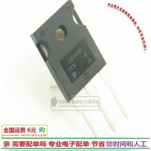 100% New original Import IRFPG50 IRFPG50PBF field effect TO247 NPN 6.1A1000V transistor genuine