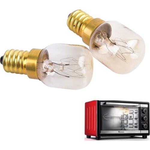 15W/25W E14 220V-240V High Temperature 300 Celsius Degree Oven Toaster/Steam Light Bulbs Cooker Hood Lamps Microwave Oven Bulbs