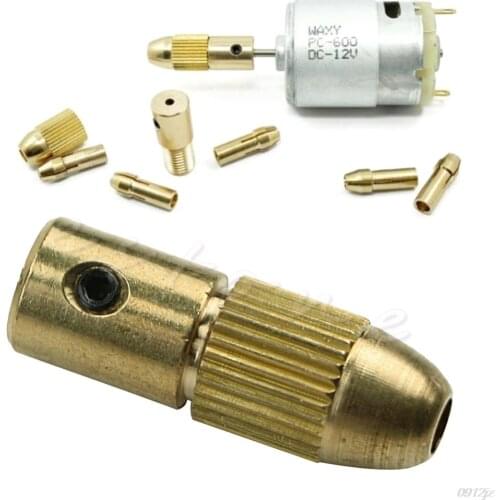 7Pcs Electric Drill Bit Collet 0.5-3mm Micro Twist Drill Chuck Set Tool New