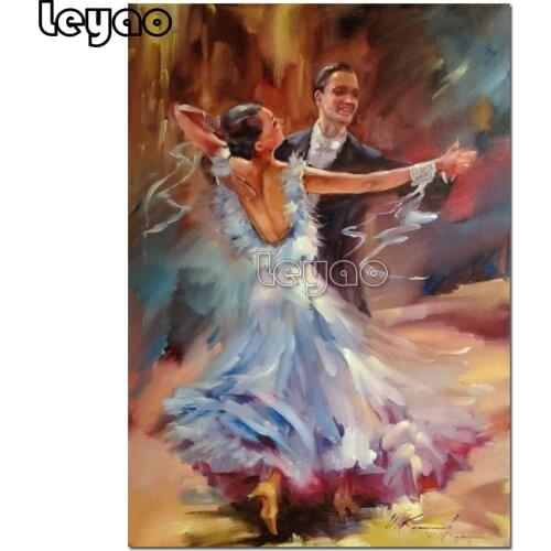 5D DIY Diamond Mosaic Romantic dance Diamond Embroidery Valentines Gift Diamond Painting sweet love Needlework decor Home gift