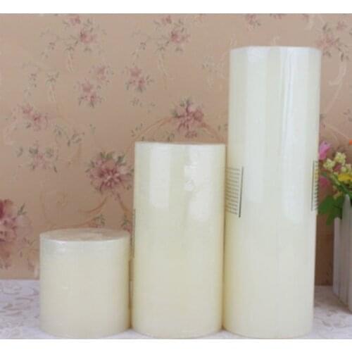 White Candles Home Decoration Wax Candel Stick Wedding Candle Pillar Lamp Birthday Party Sparklers Proposal Merry Christmas 6A25