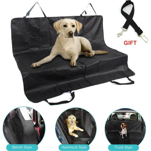 Dog Car Seat Cover Foldable Waterproof Pet Car Mat Hammock For Small Medium Large Dogs Travel Car Rear Back Seat Safety Cushion