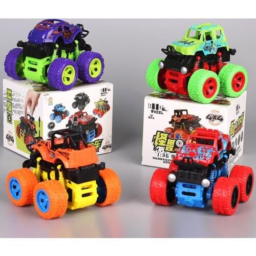 Childrens 4WD inertia off-road vehicle fall resistant toy car boys' simulated off-road model 2021 childrens favorite gift