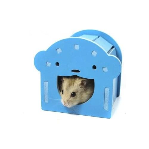 Small pet supplies toys hamsters nest summer house ecological board small nest removable