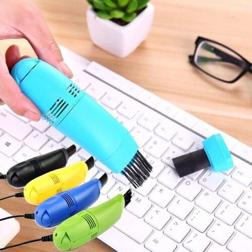 Laptop Mini Brush Keyboard USB Vacuum Cleaner Mini Computer Vacuum USB Keyboard Brush Cleaner Laptop Brush Dust Cleaning Kit