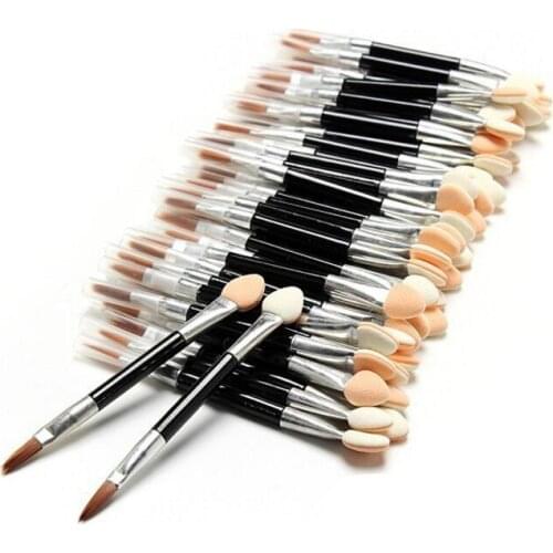 Wholesale 5000pcs Excellent Makeup Eyeshadow Eyeliner Sponge Lip Brush Disposable Applicator Double Ended Single Cosmetics Brush