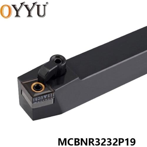 OYYU 32mm 40mm MCBNR MCBNR3232P19 MCBNR4040R19 External Lathe Tool Holder MCBNL Turning Cutting Shank use Carbide Inserts CNMG19