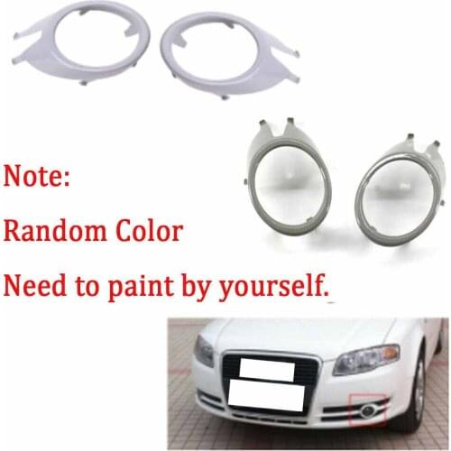 Front Fog Light Lamp Grille Grill Cover For Audi A4 B7 S4 05-08 Pair Cabriolet 8E0 807 819 / 8E0 807 820 Not for sports S-LINE