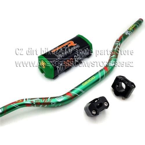 Pit Pro Racing Handle Pads With Handlebar 1-1/8" Dirt Pit Bike Motocross Scooter Motorcycle CNC Clamps Fit For KTM CRF KLX Kayo