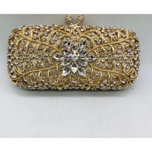 Women Fashion Mini Chain Shoulder Bags Female Elegant Wedding Party Clutches Pouch Women Handbags and Purses Clutch Evening Bag