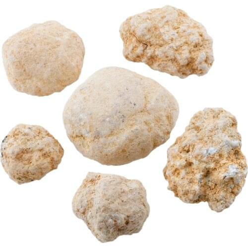 SUNYIK 1lb (460g) Break Open Geodes, Crystal Cluster Gemstone Minerals Rock Collection
