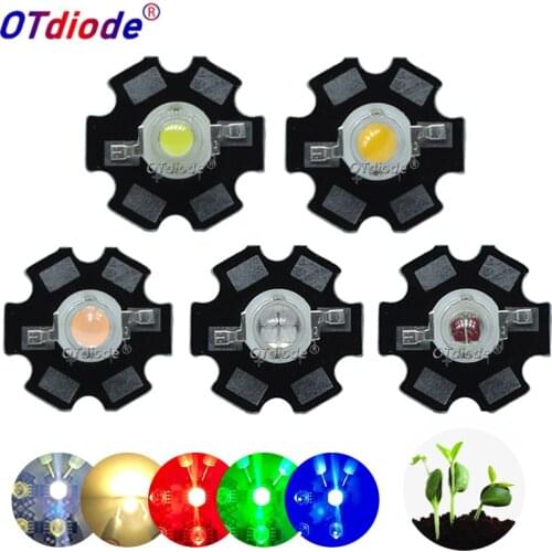 10pcs High Power LED Chip 5W 4Chips Warm Natual Cold White Red Green Blue Yellow 440nm 660nm380-840nm Epistar for DIY Spotlight