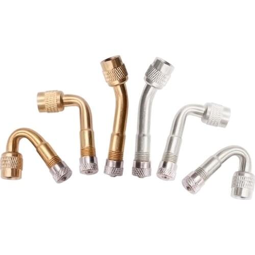 45/90/135 Degree Brass Air Tyre Valve Extension Car Truck Bike Motorcycle Wheel Tires Parts for Auto Truck Motorcycle Car