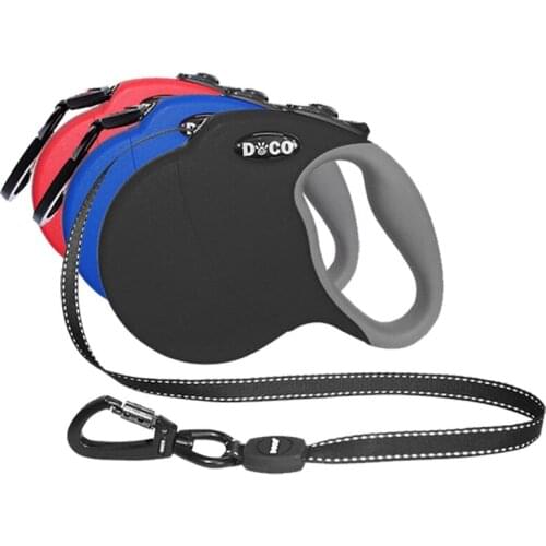 Outdoor Retractable Dog Leash Durable Reflective Dogs Leashes Automatic Walking Running for Small Medium Large Dog Pet Leashes