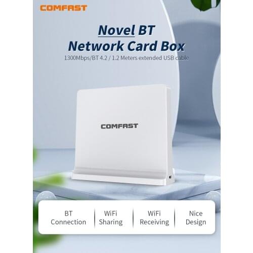 1300Mbps Bluetooth Compatible Network Wifi Adatper Card Dual Band 4dbi Antenna BT 4.2 Ethernet PC Wi-fi Transmit Receiver