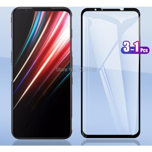 3 Pcs For ZTE nubia Red Magic 5G 3 3s Mars Full Cover Tempered Glass Screen Protector Explosion-proof Protection Film