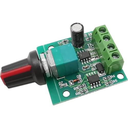 1Piece DC 1.8V 3V 5V 6V 12V 2A PWM Motor Speed ControllerAdjustable Motor Speed Regulator Module Governor Switch 1803BK