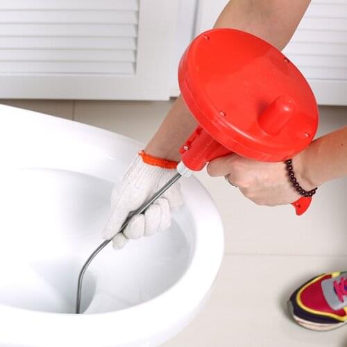 1PC 5 Meters Bathroom Toilet Sewer Blockage hHnd Tool Pipe Dredger Drains Dredge Pipes Sewer Sink Cleaning Clogs Brush JH 0761