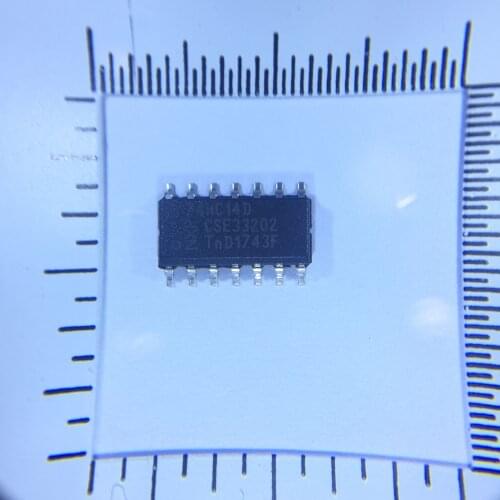 74HC14D six phase inversion Schmidt trigger chip sop14 IC chip connector machines